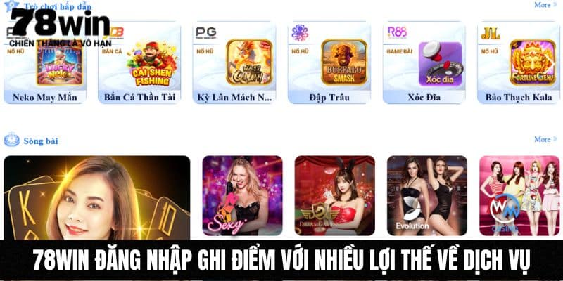 78WIN đăng nhập ghi điểm với nhiều lợi thế về dịch vụ 78WIN đăng nhập ghi điểm với nhiều lợi thế về dịch vụ
